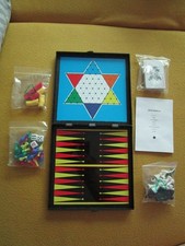 6 Magnetreisespiele - Backgammon - Spielkarten - Schach - Halma - Mühle - Dame Backgammon price