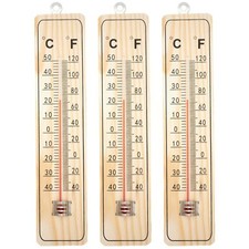 1-8 Thermometer Innenthermometer Außenthermometer Garten Analog Innen Außen Holz Thermometer price