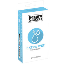 Secura Condoms Extra WET   12 x Condoms price