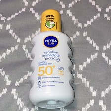 NIVEA SUN Protect and Sensitive Sonnenspray 200 ml Sonnencreme mit LSF 50 Sun Creams und Lotions price