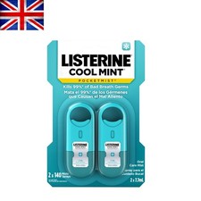 PocketMist Cool Mint Mundspray - Erfrischend 2er Pack für sofortige Atemlinderung Mouthwash und Spray price