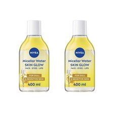 NIVEA Skin Glow Serum Mizellenwasser 400ml, wasserfest, Make-up Entferner 2er Pack Makeup Removers price