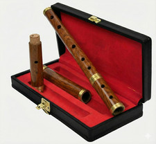 Palisander irische D Flöte mit Koffer VIER Teile 26" Musikblasinstrumente Wind Instruments price