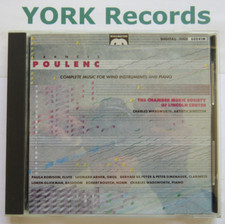 POULENC - Complete Music For Wind Instruments & Piano - Ex CD Music Masters Wind Instruments price