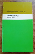 Ausias March - Selected Poems - Edinburgh Bilingual Library pb 1976 Arthur Terry Poetry Bücher price