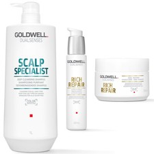 Goldwell Dualsenses Rich Repair Serum Spray+ Maske + 6-Effekt-Serum = 450ml SET Haarpflege Masks & Serums & Sprays price