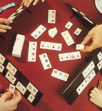 Rummy Spiel aus Holz Rummy für 2 bis 4 Spieler Set mit Beutel Okey Sets price