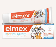 elmex Baby-Zahnpasta 0–2 Jahre Zahnpasta für Kinder, Kariesschutz, 0% Farbstoffe Baby-Zahnpasta price