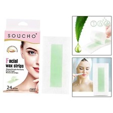 24x Haarentfernung Wachsstreifen Gesicht Arm Home Waxing Kit Enthaarung Epilierer Waxing Produkte und Machines price