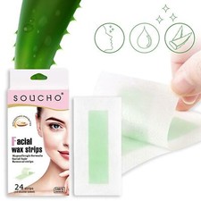 24 Stück Haarentfernung Wachsstreifen Gesicht Arm Home Waxing Kit Enthaarung Epilierer Waxing Produkte und Machines price