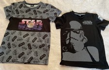 Star Wars Storm Trooper schwarzes T-Shirt Alter 6-7 & Jungen T-Shirt Alter 11 Sehr guter Zustand Jungen-T-shirt price