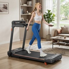Walking Pad Laufband mit Neigung 1-6 km/h schwarz leise Home Office Training Treadmills price
