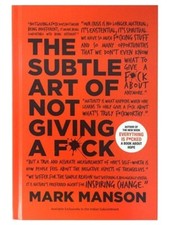 The Subtle Art of Not Giving a F*ck by Mark Manson - Non-Fiction - Hardback Mental Development Bücher price