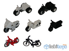 Lego® CITY Minifiguren Zubehör Motorrad Trike Fahrrad BICYCLE BIKE MOTORCYCLE TR Bicycle Zubehör price