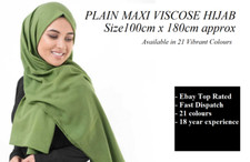 VISKOSE VISKOSE hochwertig uni Maxi Oversize groß Schal Stola Warap Hijab Shawl price
