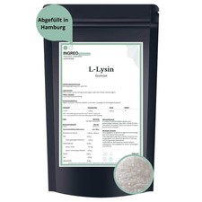 L-Lysin Hydrochlorid | L-Lysine HCl | 100g bis 25kg reine Aminosäure Pulver Aminosäure price