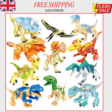Jurassic Dinosaur World Bausteine Set T-Rex Raptor Triceratops Kinder Spielzeug UK Education Sets price