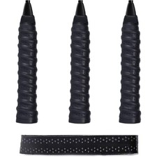 Griffband Tennis Badminton Squash Rutschfest PU EVA Schwarz Set 3 stk Tennis & Badminton price