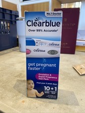 Clear Blue Ovulation & Rapid Schwangerschaft Test Pack-UMKARTON UNVOLLKOMMEN Pregnancy / Ovulation Test price