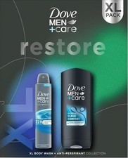 Dove Men+Care Restore XL Pack Duschgel & Antitranspirant Geschenkset für Ihn 2-teilig Körperpflege-Sets price