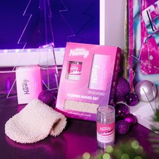Merci Handy Flower Waves Set Körperpflegeset Deo Seife Handschuh Rosa Set Körperpflege-Sets price