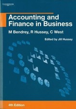 Accounting and Finance in Business,Mike Bendrey,R. Hussey,C. Wes Accounting Finance Bücher price