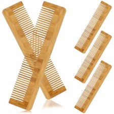5 Pcs Bambuskamm Entwirrer Haarbürste Wildschweinborsten Holzkämme Kämme Haarbürste und Comb price