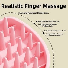 Zur Kopfhautpflege Silikonbürste zur Haarwäsche und Juckreizlinderung Massage Haarbürste und Comb price