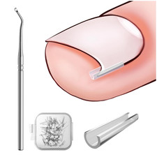 BEZOX Set Zur Korrektur Eingewachsener Zehennägel - 40 Stück Schmerzfreie Zehenn Manicure / Pedicure Bedarf und Sets price