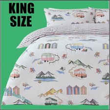 King Size Bettbezug Set Sommer Urlaub Wohnmobil Wohnwagen Camping Festival NEU Camping-Set & Festivalpaket price