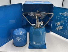 CAMPING GAZ DE LUXE SUPER BLEUET HERDE METALL VERPACKT & NEUES GAS - FUNKTIONSFÄHIG #3 Gas Stove & Lux price