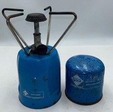 CAMPING GAZ DE LUXE SUPER BLEUET HERD & NEUES GAS - FUNKTIONSFÄHIG #8 Gas Stove & Lux price