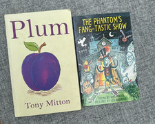 2 Children's Poetry Books *SIGNED* Wes Magee Phantom's Fang-Tony Mitton Plum Children's Poetry price