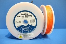 Backing 100yds = 91 Meter Wapsi USA Tragkraft 20lb FLUO ORANGE YDS price