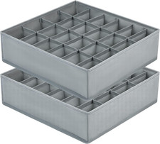 DIMJ Unterwäsche Socken Organizer - 2Er Set, 48 Fächer (2X24) Schrank Schubladen Schrank-Organizer price