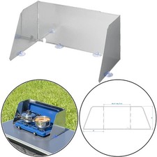 Windschutz für Gaskocher bei Campingküche Spritzschutz 37-70cm für Campingkocher Camping Küche price