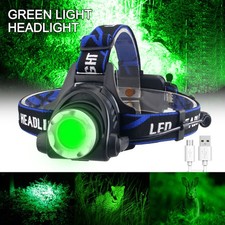 Grün LED Stirnlampe Scheinwerfer Kopflampe licht Wasserdicht Hog Jagd USB Zoom Headlamp price