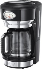 Russell Hobbs Kaffeemaschine - Classic - Retro - Schwarz - 3 Jahre Garantie - Kostenloser Versand Coffee Makers price