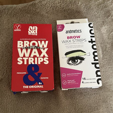 andmetics Brow Wax Strips Wachsstreifen für Augenbrauen, 16 Stück/8Stück Wax price