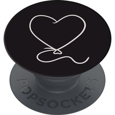 PopSockets PopGrip Basic Heart Balloon Handyhalterung Schwarz (10) (Universal) Sockets price