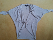 Amisu Knitwear Strickjacke beige Glitzer golden Gr. XS/S Wickeljacke Damen-Pullover & Strickjacke & Knitwear price