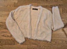 Strickjacke kurz GR XXS FB sister knitwear Wollweiß Jacke Damen-Pullover & Strickjacke & Knitwear price