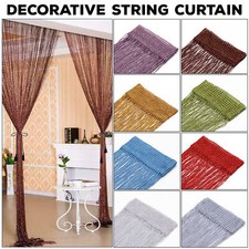 String Curtain Panels Deko Vorhang Glasfaden Schlaufenschal 90x200 cm Polyester String Vorhang price