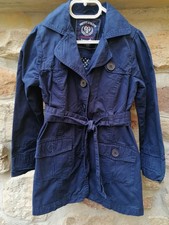 🌸MÄDCHEN Trenchcoat marine blau Gr. 134 Here&There Mädchen-Trench Mantel price