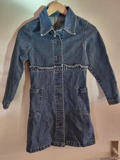 blauer Jeansmantel / Jacke exit Größe M / 152 Damen Mädchen Trenchcoat Mädchen-Trench Mantel price