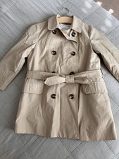 Zara Girls, Mädchen Trenchcoat, Gr. 110, Beige, 63% Baumwolle Mädchen-Trench Mantel price