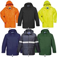 Portwest Klassische Regenjacke Windjacke Windbreaker Unisex NEU mit Reflex Herren-Jacke price