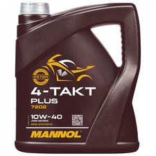 MANNOL 4-Takt Plus API SL SAE 10W-40 teilsynthetisch 4 Liter Motorrad ÖL Roller Motor Oil price