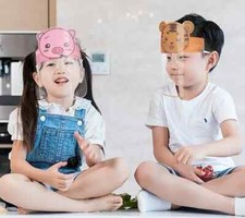 2 Premium Kinder Kids Gesichtsschutz Vollgesichtsvisier Schutzmaske Klar Schild Face Shield & Mask price