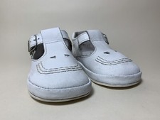 Kickers "Dimple" Kleinkind Mädchen weiß Leder T-Bar Schuhe UK 4,5 EU 21 mit Karton Mädchen-Classic Schuhe price